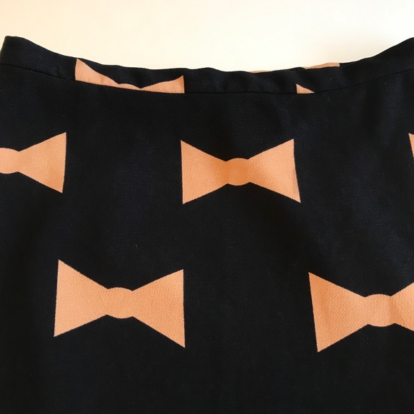 Anthropologie Bowtie Pencil Skirt By Eva Franco 6 - Picture 3 of 9